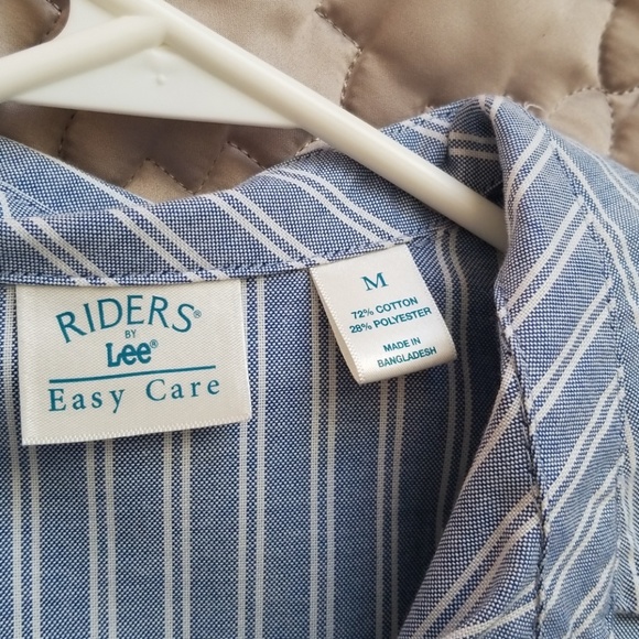 Riders Lee button down shirt. Sz. M - Picture 5 of 6